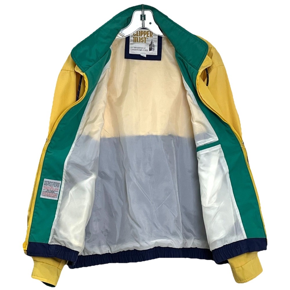 Vintage Clipper Mist Mens Colorblock Windbreaker M Londontown Corp Jacket Retro - Picture 6 of 14